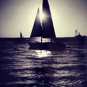 Black and White Large Print on Poster Board or Hardboard for Office or Home